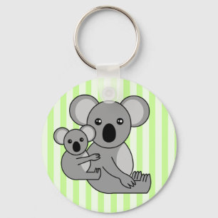 Chaveiro Urso e bebê de Koala bonito