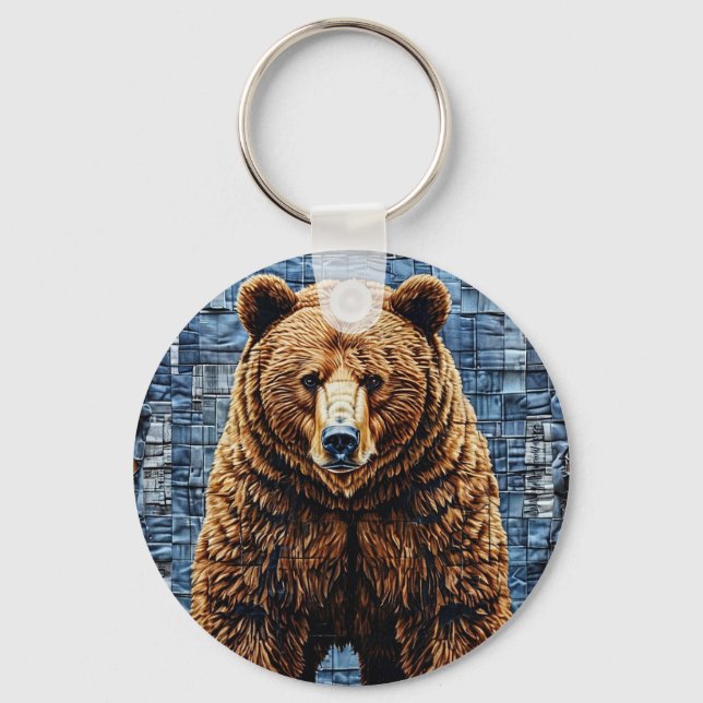 Chaveiro Urso-grizzly (Frente)