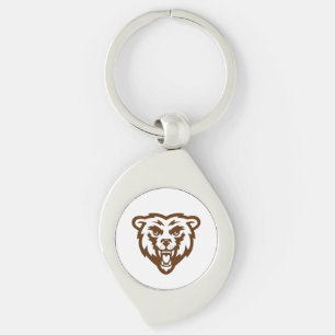 Chaveiro Urso Grizzly Castanho Russo Animais Folhosos