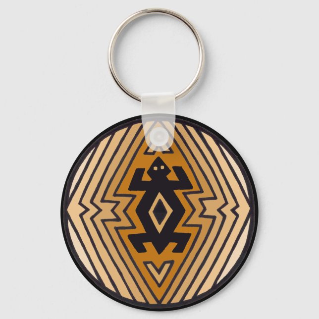 Chaveiro Urso Mimbres Nativo Americano (Frente)
