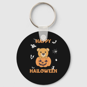 Chaveiro Urso Na Pumpkin Doces Ursos Feliz Dia das Bruxas