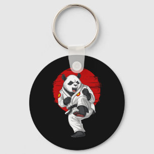 Chaveiro Urso Panda Karatê Kickboxing Muay Thai Arte Marcia