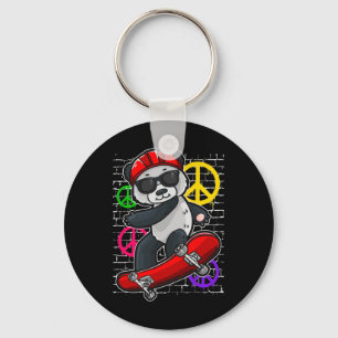 Chaveiro Urso Panda Legal Andando De Skate