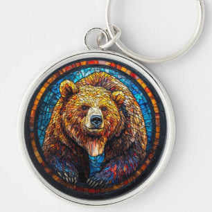 Chaveiro Urso Pardo em Design Artístico
