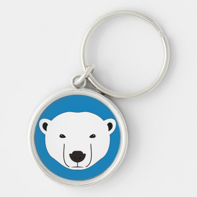 Chaveiro Urso Polar (Frente)