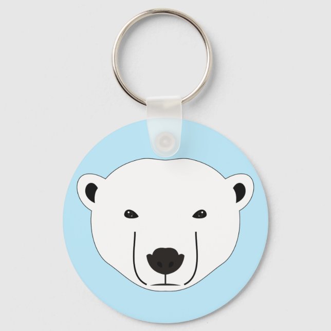 Chaveiro Urso Polar (Frente)