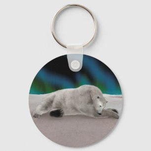 Chaveiro Urso Polar Descansando