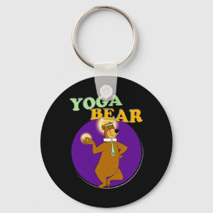 Chaveiro Urso Yoga Yogi Engraçado Treino de Yoga