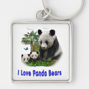 Chaveiro Ursos Panda  