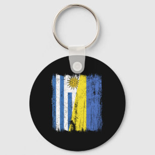 Chaveiro Uruguai Ucrânia Meia Bandeira Uruguaio Ucraniano H