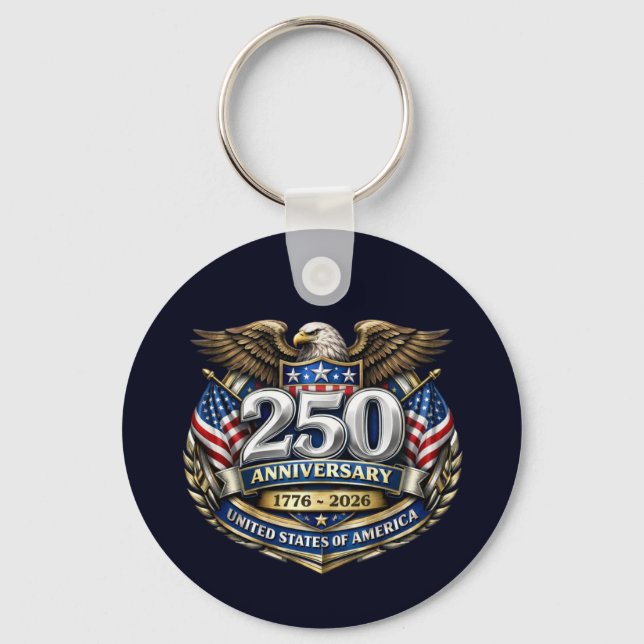 Chaveiro USA 250th Anniversary Keychain (Frente)