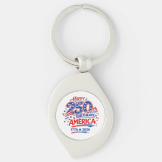 Chaveiro USA America 250th Anniversary Patriotic