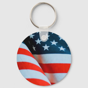 Chaveiro USA American Flag Red White e Blue
