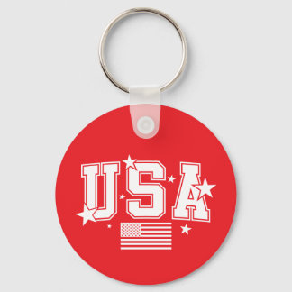 Chaveiro USA Flag Keychain