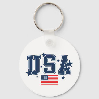 Chaveiro USA Flag Keychain