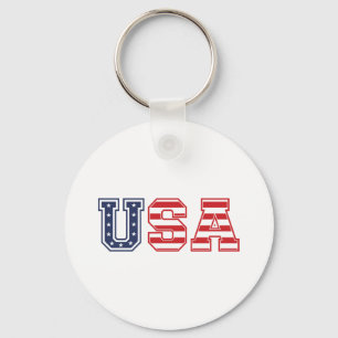 Chaveiro USA Happy 4 De Julho Botão De Chapéu Do Camionista