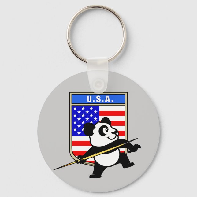 Chaveiro USA Javelin Panda (Frente)