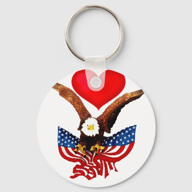 Chaveiro USA Love_ (Frente)