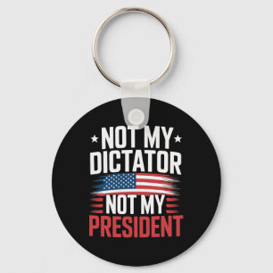 Chaveiro Usa Não Meu Ditador Não Meu Presidente Bold Politi