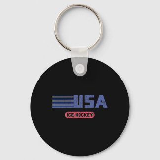 Chaveiro Usa Team Sports Retro Usa Team American Ice Hockey