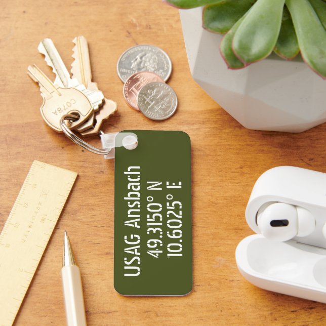 Chaveiro USAG Ansbach Latitude Longitude (Mesa)