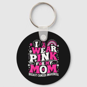 Chaveiro Use Rosa Para a Fita Rosa do Câncer de Mama da Mam