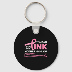 Chaveiro Use rosa para o design de fita rosa da minha sogra
