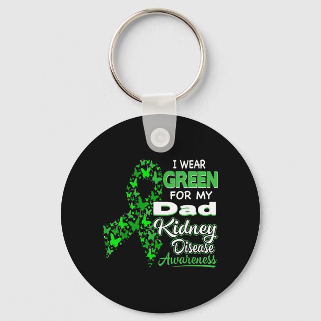 Chaveiro Use Verde Pelo Papai - Conscientização sobre Doenç (Frente)