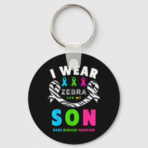 Chaveiro Use Zebra Para O Dia De Conscientização Da Doença