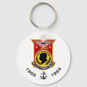 CHAVEIRO USS FORRESTAL CV- 49 CARRIERKEYCHAIN