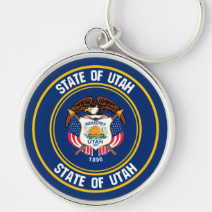 Chaveiro Utah Round Emblem