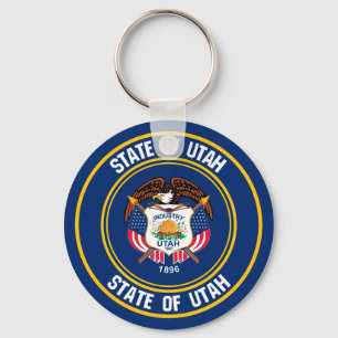 Chaveiro Utah Round Emblem