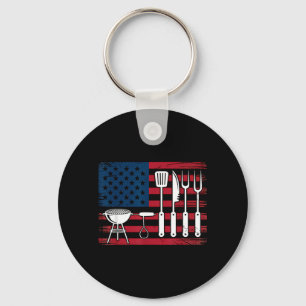 Chaveiro Utensílio Patriótico Para Churrasco Bandeira Pitma