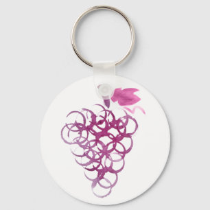 Chaveiro Uvas de Manchas de Vinho