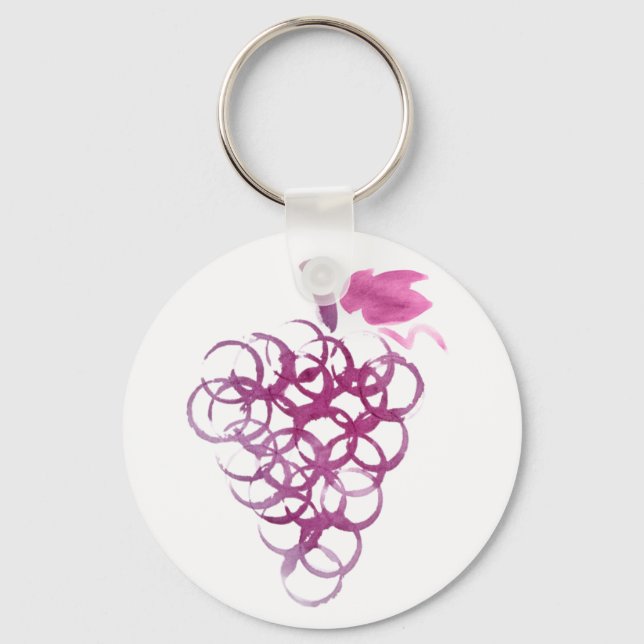 Chaveiro Uvas de Manchas de Vinho (Frente)