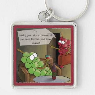 Chaveiro Uvas Divórcios Engraçado