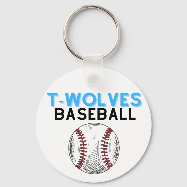 Chaveiro Uwharris Timberwolves Baseball Key (Frente)