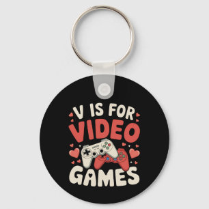 Chaveiro V é Para Video Games Dia Dos Namorados Divertido P