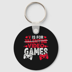 Chaveiro V É Para Videos games Gamer Boys Men
