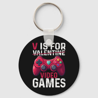 Chaveiro V Is For Video Games Valentine Gamer Valentines Da