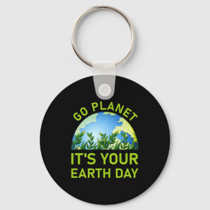 Chaveiro Vá Planeta É Seu Dia Da Terra Camiseta_5 