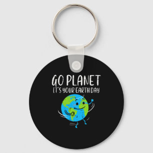 Chaveiro Vá Planeta É Seu Dia Do Planeta Terra Homem Ambien