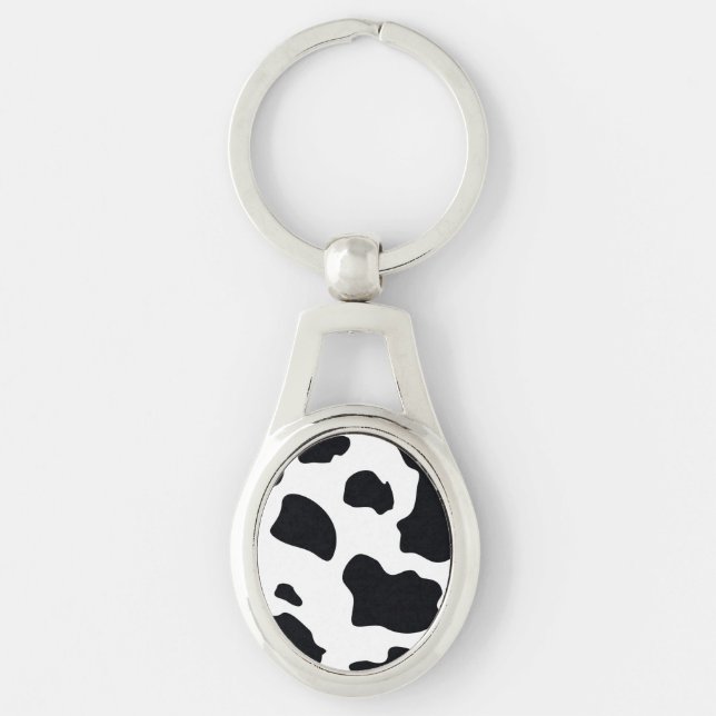 Chaveiro Vaca animal do impressão (Frente)