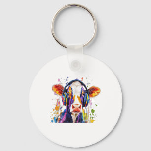 Chaveiro Vaca Colorida Highland