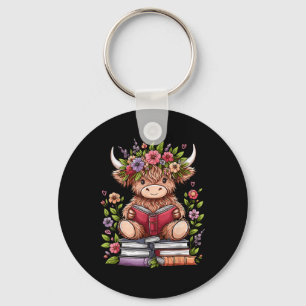 Chaveiro Vaca Da Terra Alta De Bebê Cuja Leitura Lê Bookwor