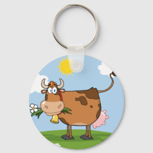 Chaveiro Vaca de leiteria de Brown