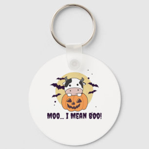 Chaveiro Vaca Fantasma Cute Kawaii Halloween Moo Eu Quero D