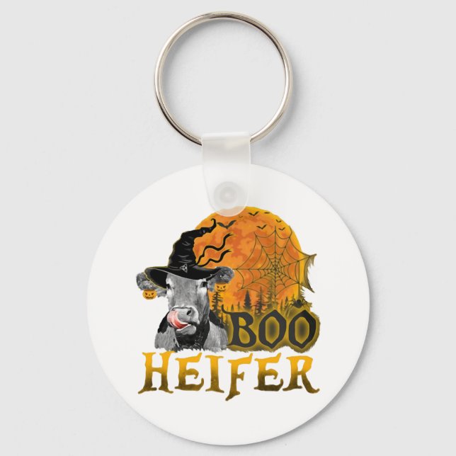 Chaveiro Vaca Halloween (Frente)