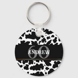 Chaveiro Vaca Personalizada Mancha Impressão