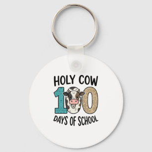 Chaveiro Vaca Sagrada 100 Dias de Escola Camisa de Vaca Vin